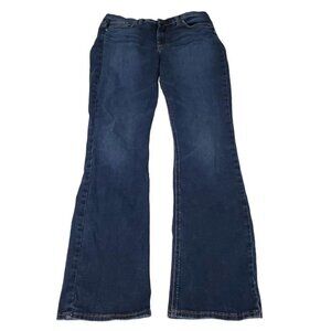 Silver Jeans Womens Calley Slim Bootcut 29 x 31 Medium Wash Boho Denim‎ Pockets